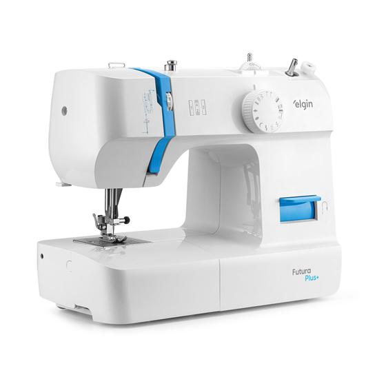 Máquina de Costura Reta Futura Plus Jx-2052 Portátil 127v - Elgin