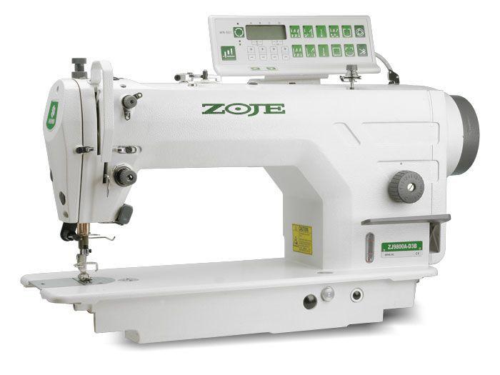 Imagem de Máquina de Costura Reta Industrial Eletrônica Leve Rolamentada c/ Direct Drive, 1 Agulha, 5000ppm, Lubrif. Automática, ZJ9800A
