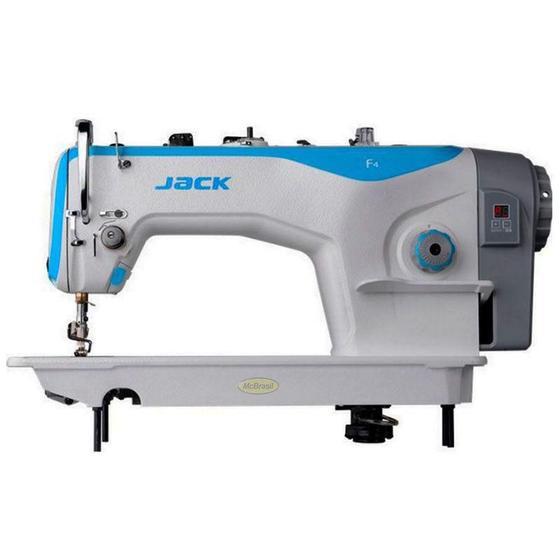 Imagem de Máquina de Costura Reta Industrial Jack F5 Completa com Mesa e Motor Direct Drive