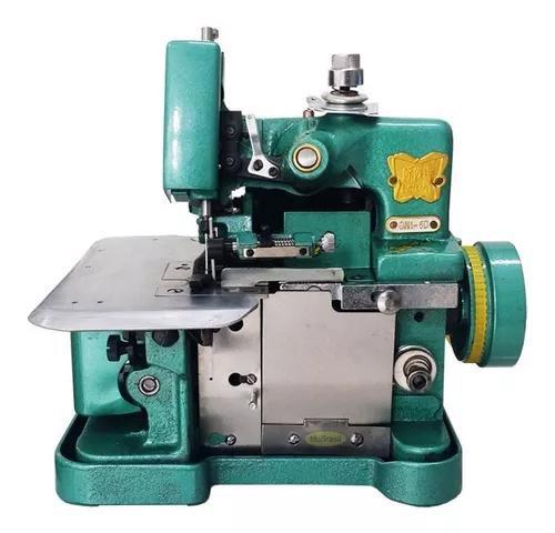 Imagem de Máquina De Costura Semi Industrial Overlock Butterfly Gn1-6d Portátil Verde 220V