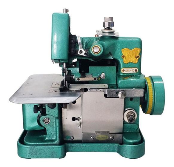 Imagem de Máquina de costura semi industrial overlock Butterfly GN1-6D portátil verde