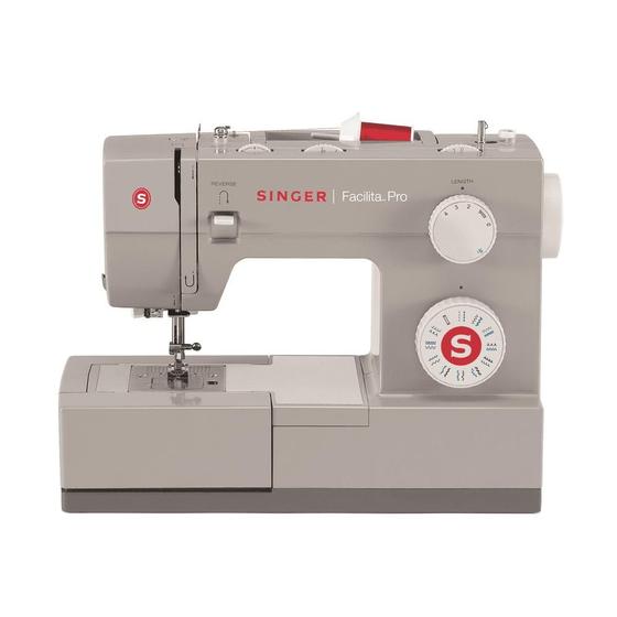 Imagem de Máquina de Costura Singer Facilita Pro 4423 Base de Inox, Controlador de Velocidades e 22 Pontos 127v Cinza