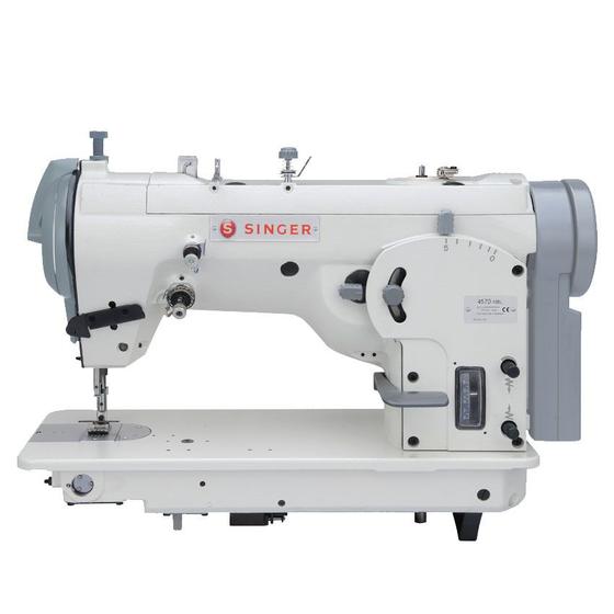 Imagem de Máquina de Costura Zig Zag Industrial, 2 Pontos, 6000ppm, Lubrif. Automática, 457D108M03