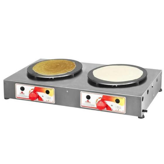 Máquina De Crepe Frances Elétrica Duplo Redondas Progás 220V - Progas ...