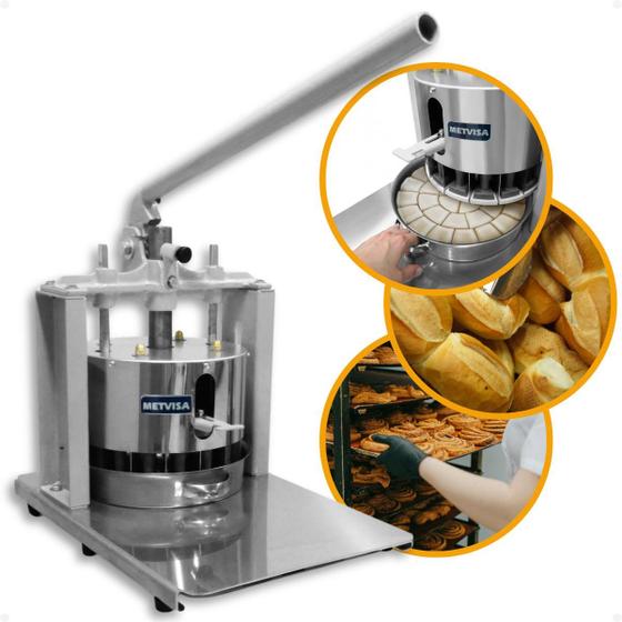 Imagem de Máquina De Dividir Massa Em 30 Divisões Manual De Mesa DPRM30 Metvisa
