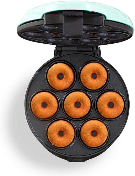 Imagem de Máquina De Donuts Mini Faz 7 Rosquinhas Confeitaria 220V