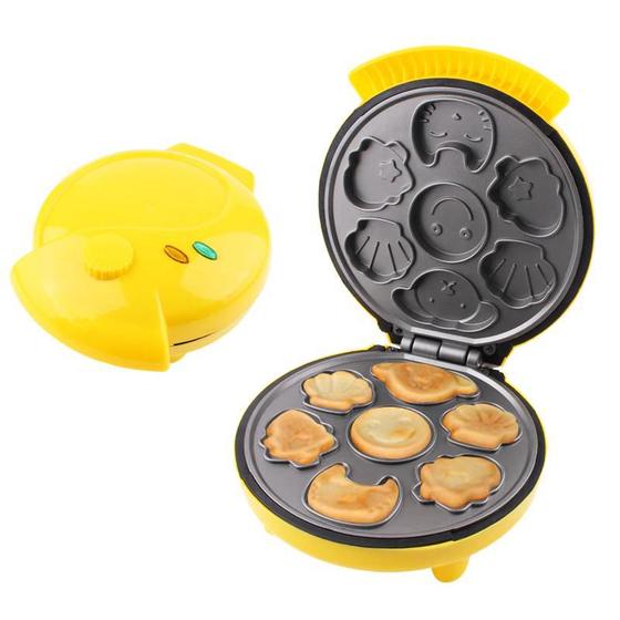Imagem de Máquina De Fazer Bolinho Cake Mini Waffle Bichinhos Elétrica