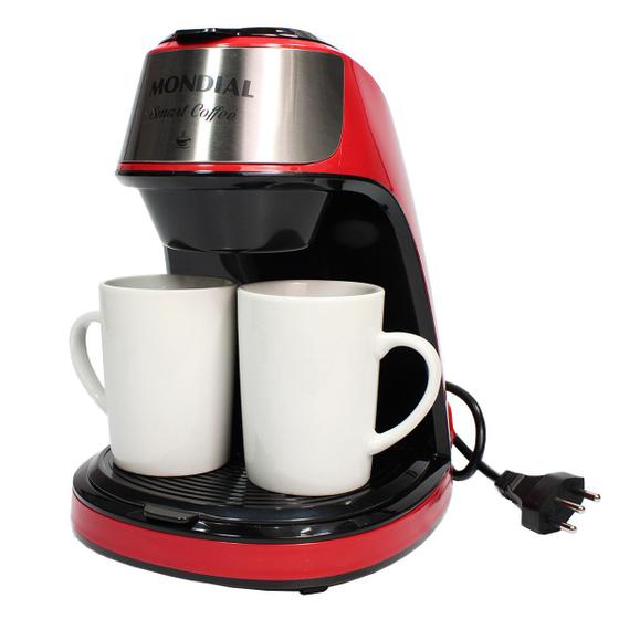 Máquina De Fazer Café Coado Com 2 Xícaras De 250ml - Mondial ...
