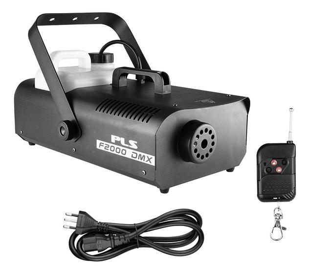 Imagem de Máquina De Fumaça Dmx F-2000 Pls Com Controle Sem Fio 220v