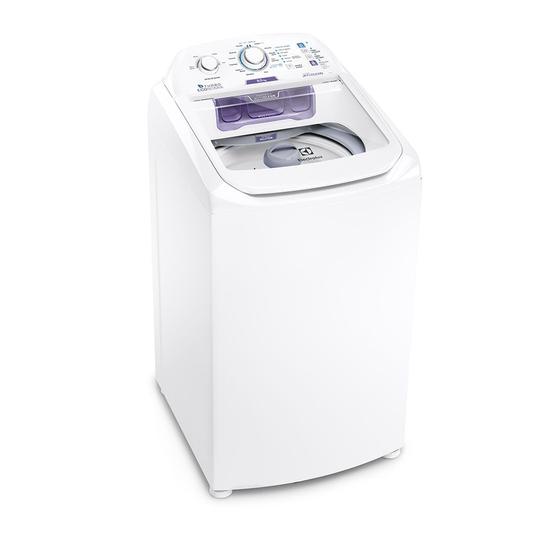 Imagem de Máquina de Lavar 8,5kg Electrolux Branca Turbo Economia, Jet&Clean e Filtro Fiapos (LAC09)