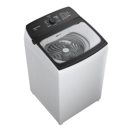 Máquina de Lavar Brastemp 13kg branca vista em ângulo superior