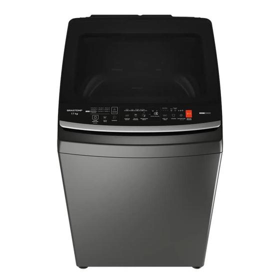 Máquina de Lavar Brastemp 17Kg Design Infinity Soft Close Cinza Platinum BW17LTA Menor preço em Máquina de Lavar Brastemp 17Kg Design Infinity Soft Close Cinza Platinum BW17LTA