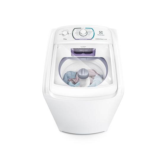 Imagem de Máquina de Lavar Electrolux 11kg Branca Essential Care com Easy Clean e Filtro Fiapos (LES11)
