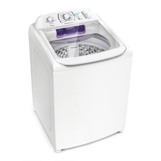 Imagem de Máquina de Lavar Electrolux 17Kg Branca Premium Care com Cesto Inox e Sem Agitador (LPR17)