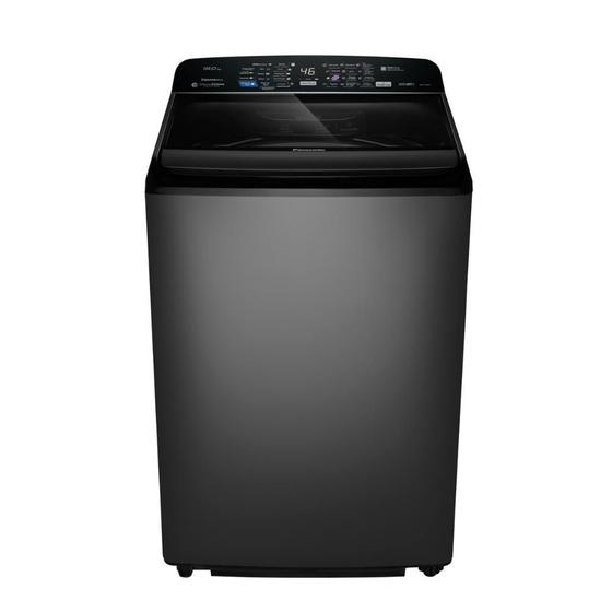 Imagem de Máquina de Lavar Panasonic 18kg Sistema de Lavagem Ciclone e Antibactéria Titanium F180P7TA - 127V