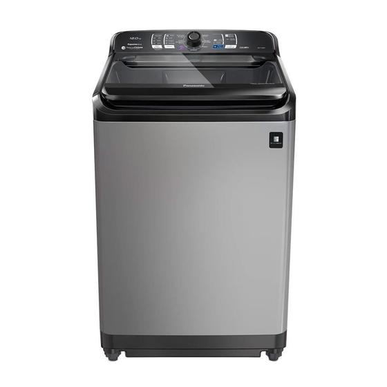 Imagem de Máquina de Lavar Roupas 12Kg, Panasonic, NA-F120B1T, Cesto Inox, Titânio