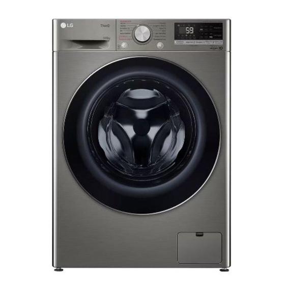 Máquina de Lavar Roupas 14Kg LG CV5014PC4 Lava e Seca, Inox Imagem de Máquina de Lavar Roupas 14Kg LG CV5014PC4 Lava e Seca, Inox