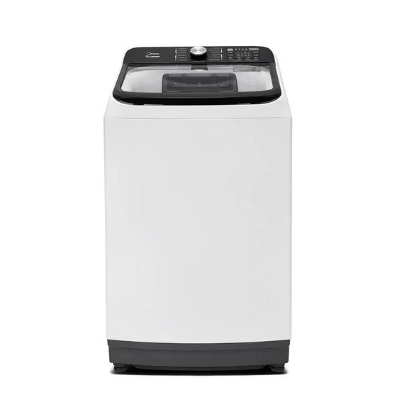 Máquina de Lavar Roupas Midea 15kg Branca Automática Lava Edredom Wave Agitador