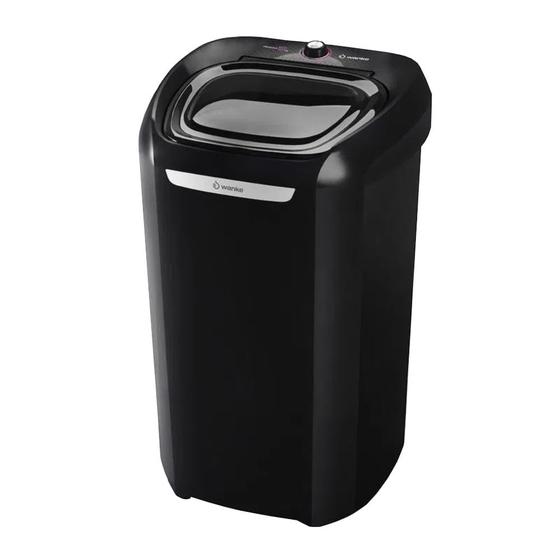 Máquina de Lavar Roupas Priscila Wanke Tanquinho Semiautomática 12Kg Preta Menor preço em Máquina de Lavar Roupas Priscila Wanke Tanquinho Semiautomática 12Kg Preta