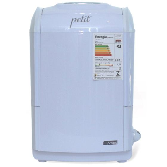 Máquina de Lavar Semi-Automática 1.2kg 110V Praxis Petit Grifit Menor preço em Máquina de Lavar Semi-Automática 1.2kg 110V Praxis Petit Grifit
