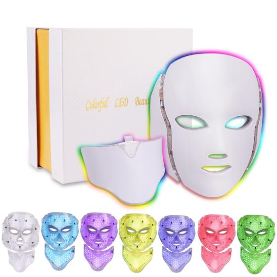 Imagem de Máquina de máscara facial e de pescoço Yofuly 7 Colors Light Portable