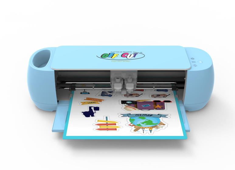 Imagem de Maquina de Recorte Plotter Off Paper A3 Bivolt Azul