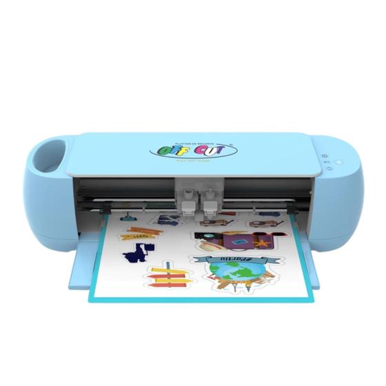 Imagem de Maquina de Recorte Plotter Off Paper A3 Bivolt Azul
