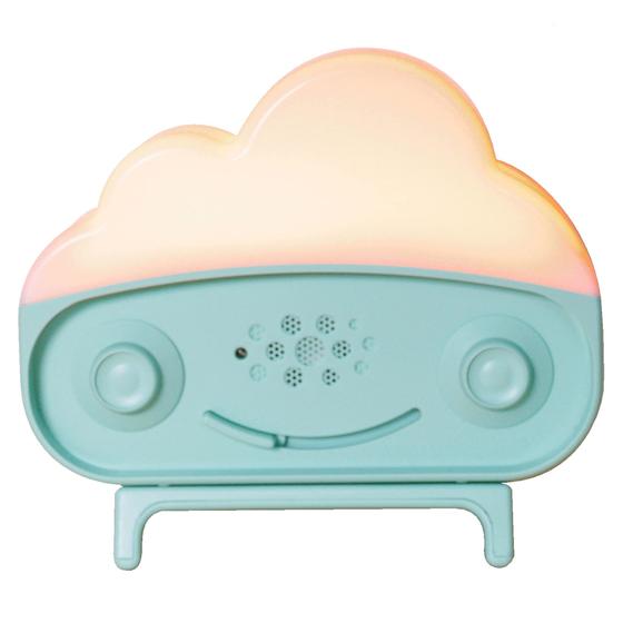 Imagem de Máquina de Ruído Branco Happiest Baby Snoobie com Luz Noturna Azul-Petróleo