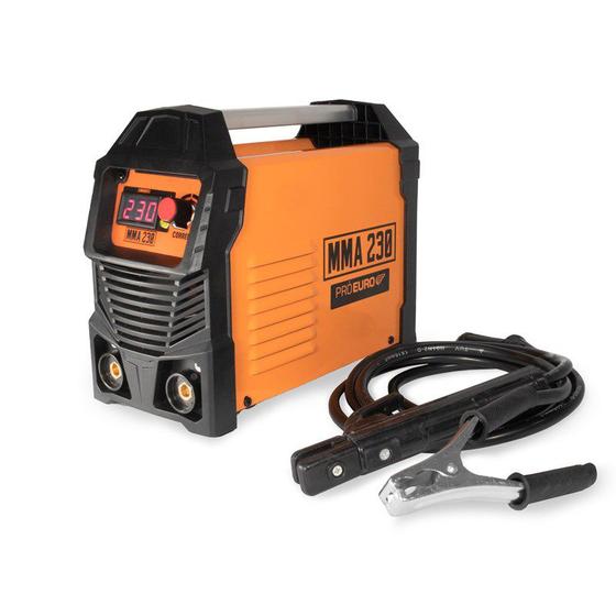 Máquina de Solda Elétrica Pequena Profissional 230a 220v Pró Euro Menor preço em Máquina de Solda Elétrica Pequena Profissional 230a 220v Pró Euro