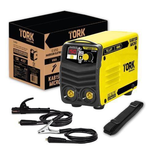 Menor preço em Maquina De Solda Inversora Bivolt Kab 150 Micro Tig Tork