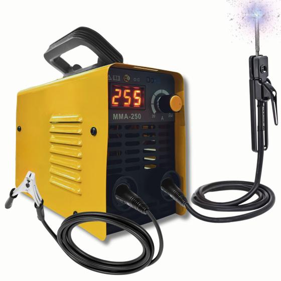 Maquina De Solda Inversora Industrial 250 ÂMPERES TIGLIFT e MMA Frequência 50/60Hz Menor preço em Maquina De Solda Inversora Industrial 250 ÂMPERES TIGLIFT e MMA Frequência 50/60Hz