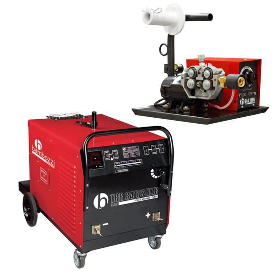 Máquina de Solda MIG/MAG 400A Bambozzi TRR 3410S NMR com Cabeçote Externo 4 Roldanas BAMBOZZI Menor preço em Máquina de Solda MIG/MAG 400A Bambozzi TRR 3410S NMR com Cabeçote Externo 4 Roldanas BAMBOZZI