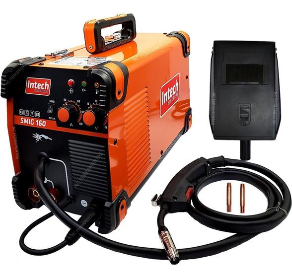 Imagem de Máquina De Solda Mig Multiprocesso 160 A Tig Eletrodo MMA Com e Sem Gás Intech 220 V