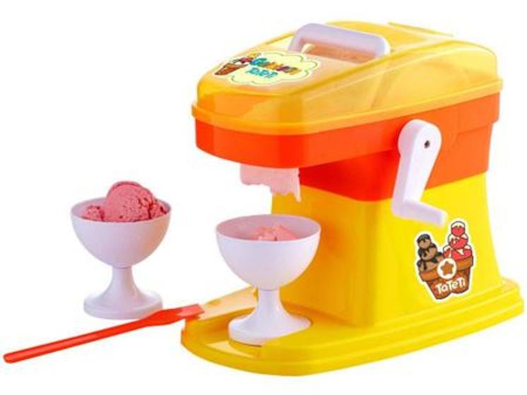 Imagem de Máquina de Sorvete de Brinquedo Faz de Conta - Gelateria Ta Te Ti com Acessórios