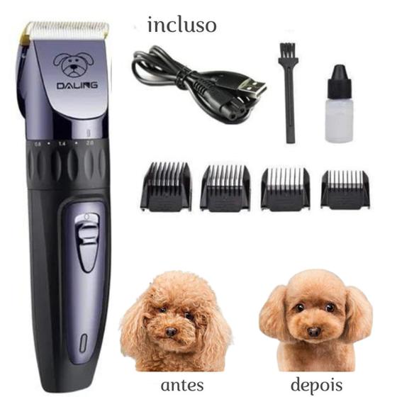 Maquina de Tosa Profissional Para Gato Pets - DALING - Máquina de Tosa ...