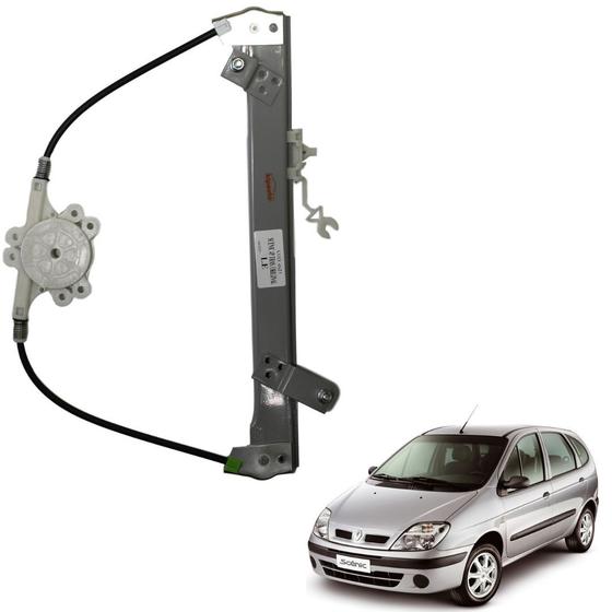 Imagem de Máquina de Vidro Elétrico Renault SCENIC para Motor Original Lado:Traseiro Esquerdo