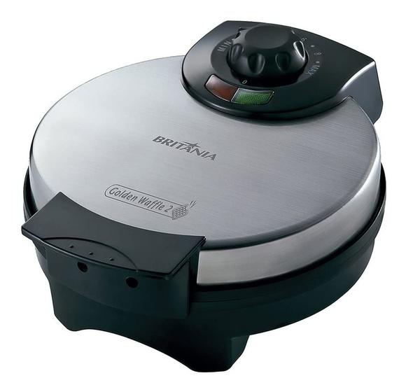 Máquina De Waffle Britânia Golden 850w Cinza -220V Menor preço em Máquina De Waffle Britânia Golden 850w Cinza -220V