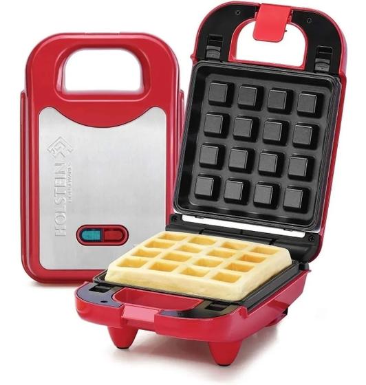 Maquina De Waffle Sanduicheira Grill 3 Em 1 127 V Premium Holstein
