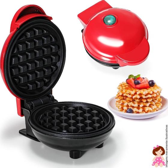 Maquina De Waffles 110v Assadeira Elétrica Grill Da Pront IUP Comprei