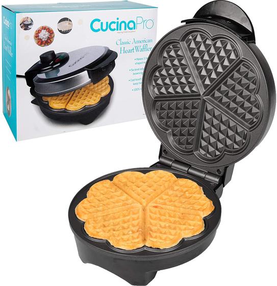 Imagem de Máquina de Waffles Cucina Pro em Forma de 5 Corações - Antiaderente