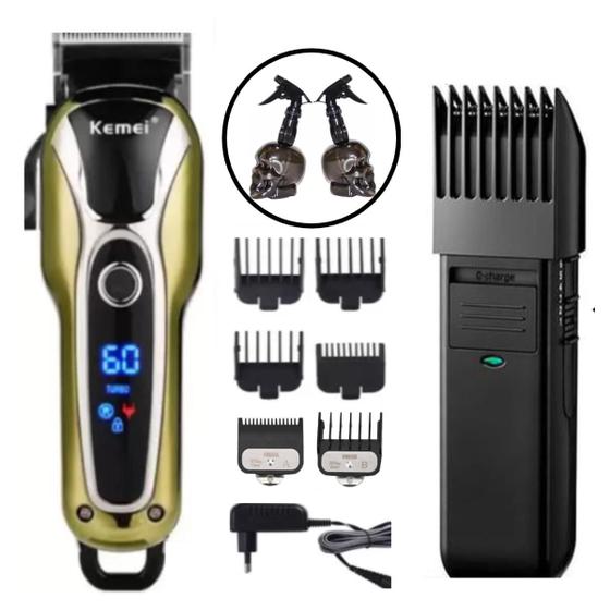 Imagem de Maquina Eficaz Corte Cabelo Barba Incrível Designer 110-220V