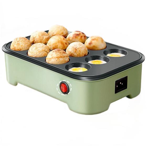 Imagem de Máquina elétrica para Takoyaki em forma de peixe japonês com grill para omelete e salsicha