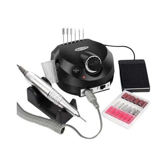 Máquina Elétrica Profissional para Unhas 35000 RPM - Kit de Manicure e ...
