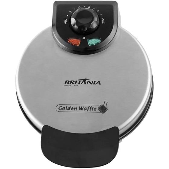 Imagem de Máquina Golden Waffle 850w Cinza Britânia