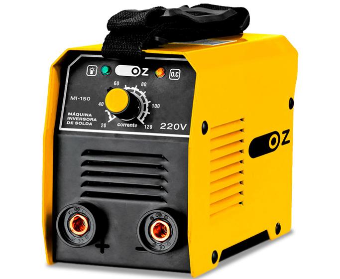 Imagem de Máquina Inversora De Solda 120a Preta E Amarela 220v