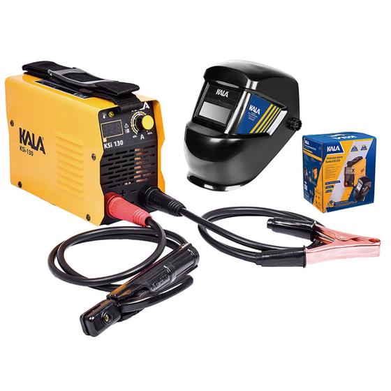 Imagem de Maquina inversora de solda 130a com mascara automatica autoescurecimento 220v - kala