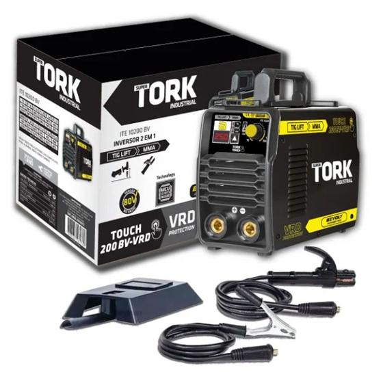 Imagem de Máquina Inversora de Solda 200A Tig Eletrodo Tork ITE-10200-BV