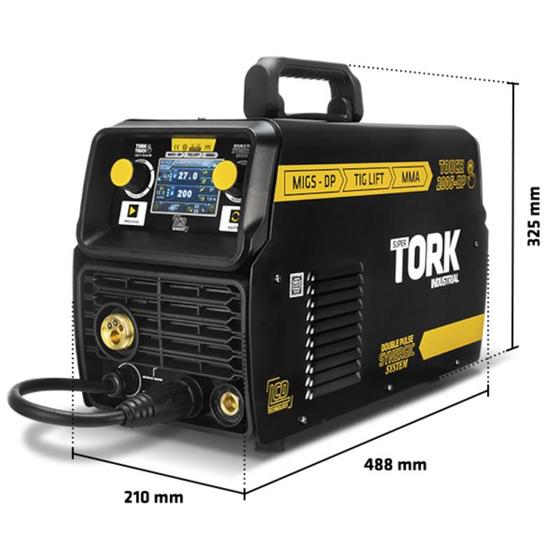 Imagem de Máquina inversora de solda imets-10200-dp super tork 220v