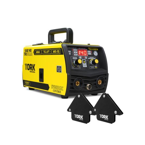 Imagem de Maquina Inversora Solda TORK KAB140 Bivolt +2 Esquadros