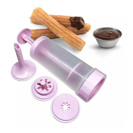 Imagem de Maquina Manual De Fazer Churros Fácil Caseiro Simples Casa